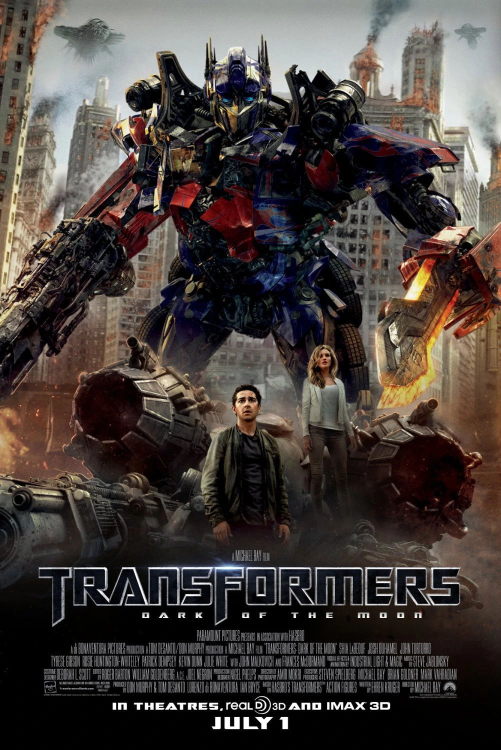 Transformers: Dark of the Moon film poster